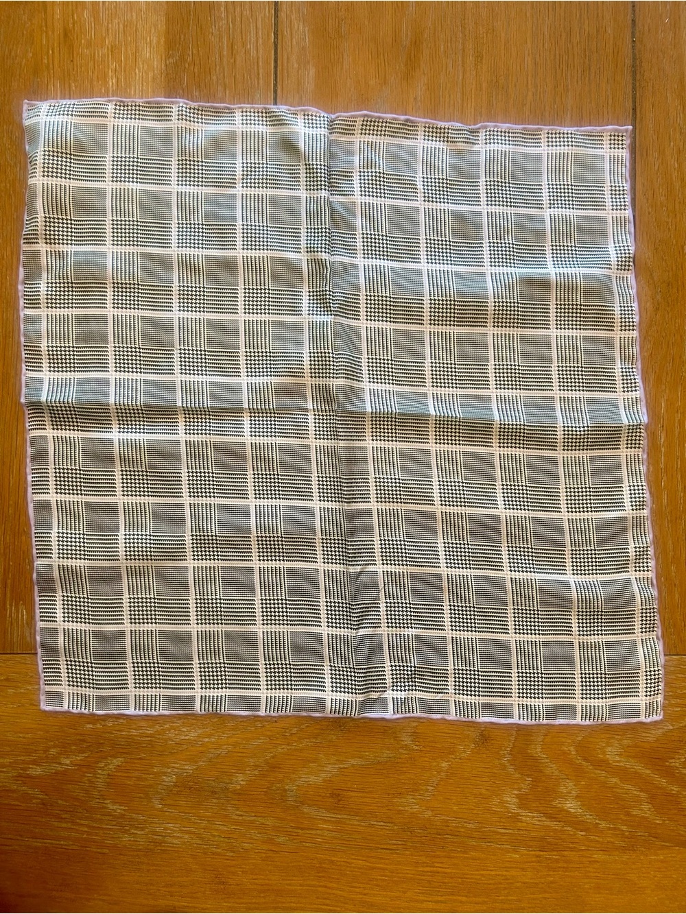 Vintage 100% Silk Pocket Square Hair Scarf Purse Scarf